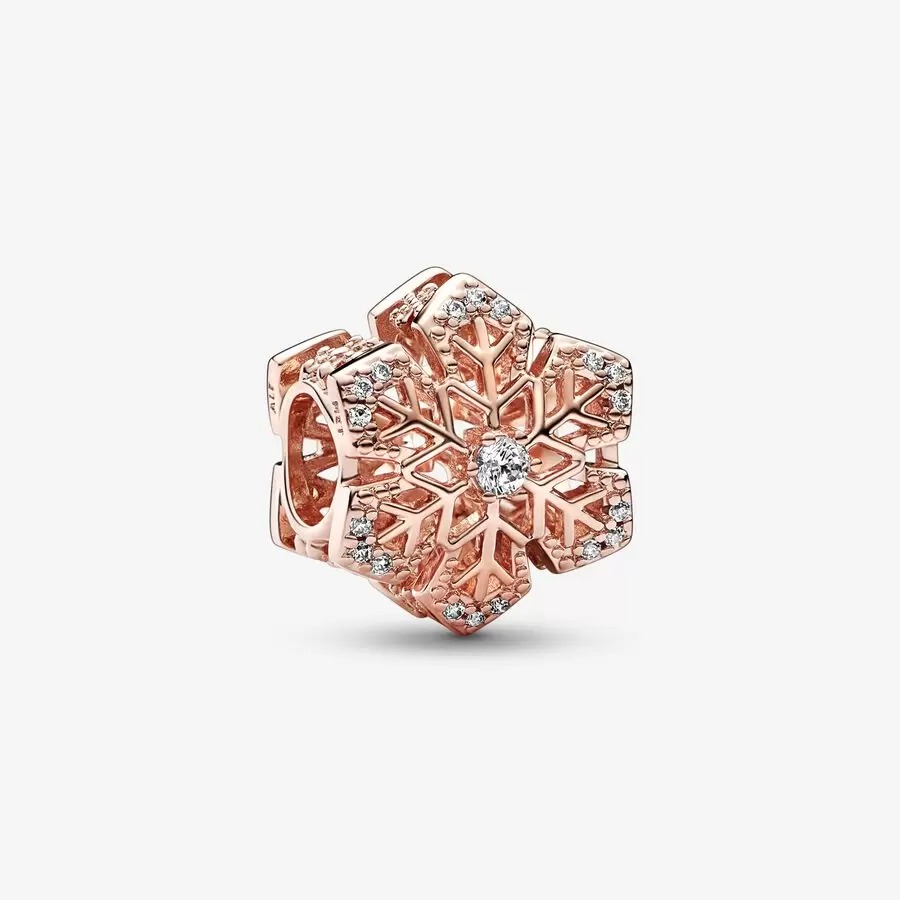CHARM PANDORA FLOCON DE NEIGE FESTIF 