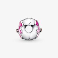 CLIP PANDORA PENSEE ROSE 