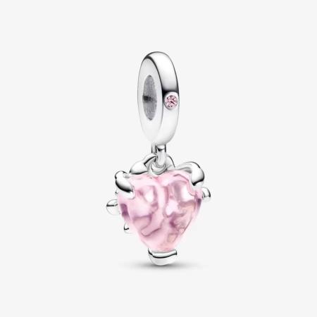 CHARM PANDORA ARBRE DE VIE MURANO ROSE 