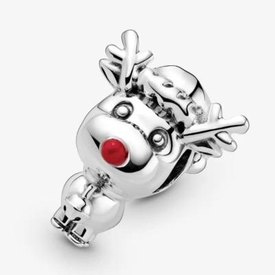 CHARM PANDORA RENNE AU NEZ ROUGE 