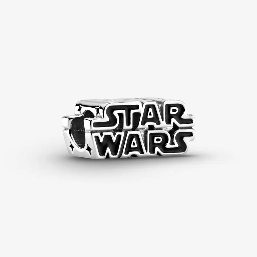 CHARM PANDORA STAR WARS LOGO 3D EMAIL NOIR 
