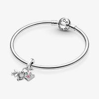 CHARM PANDORA AVION GLOBE & VALISE