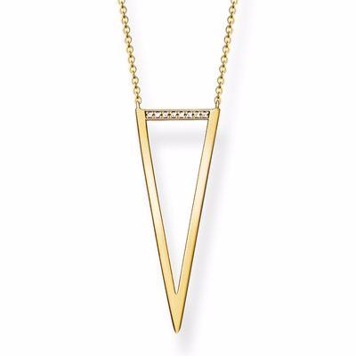  Collier Thomas Sabo triangle Diamant 