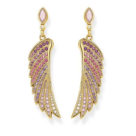 BOUCLES D'OREILLES THOMAS SABO COLIBRI MULTICOLORE