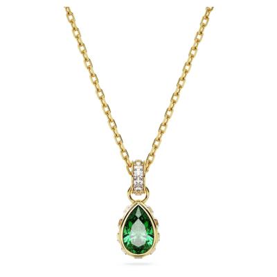 COLLIER SWAROVSKI STILLA TAILLE POIRE VERT