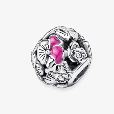 CHARM PANDORA PENSEE ROSE 