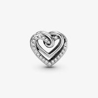 CHARM PANDORA COEUR SCINTILLANT