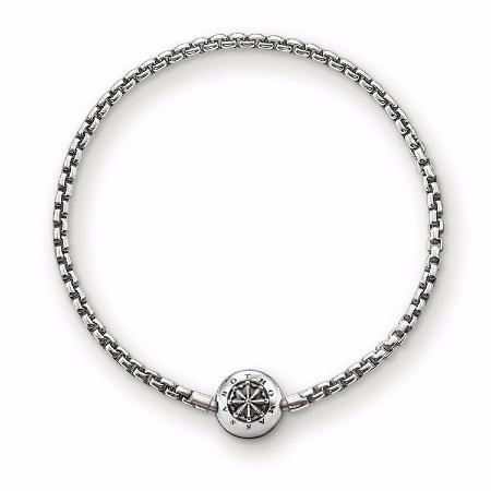 BRACELET THOMAS SABO KARMA BEADS ARGENT NOIRCI