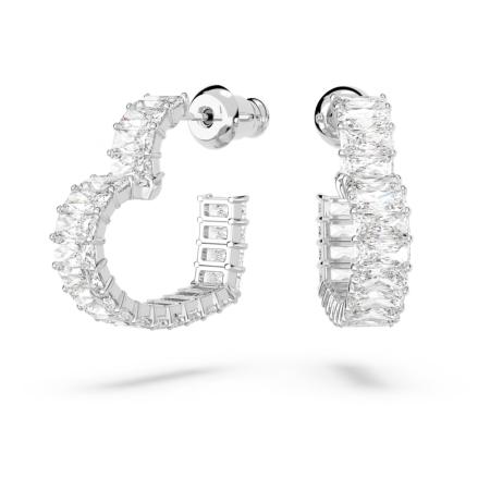 BOUCLES D OREILLES SWAROVSKI MATRIX COEUR 