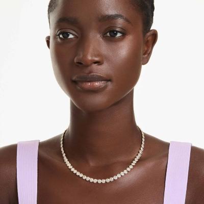 Collier Swarovski Una Angelic doré