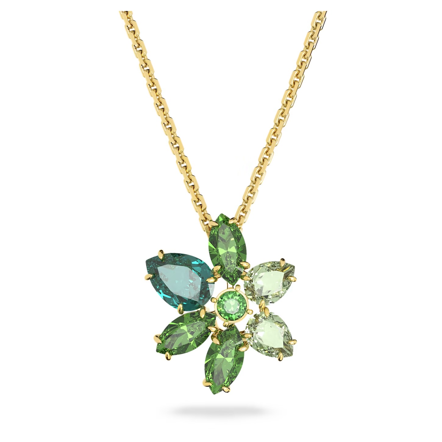 COLLIER SWAROVSKI GEMA FLEUR VERTE 