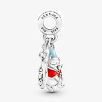 CHARM PANDORA DISNEY" WINNIE L OURSON ANNIVERSAIRE"