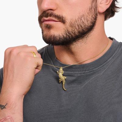 PENDENTIF THOMAS SABO CROCODILE DORÉ 