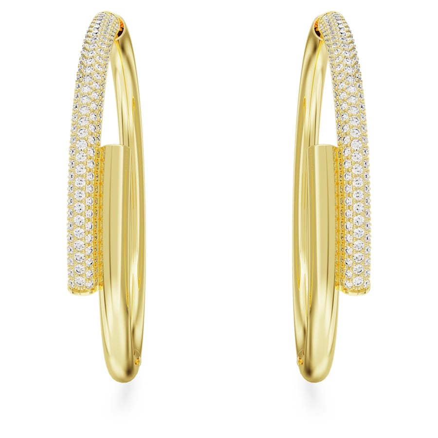 Anneaux Swarovski Dextera placage de ton or 
