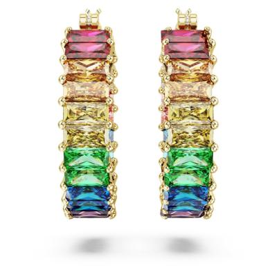 BOUCLES D OREILLES SWAROVSKI MATRIX MULTICOLORES