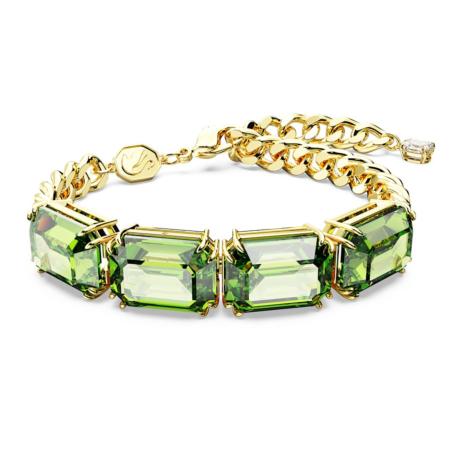 Bracelet Swarovski Millenia plaq/ton or vert 