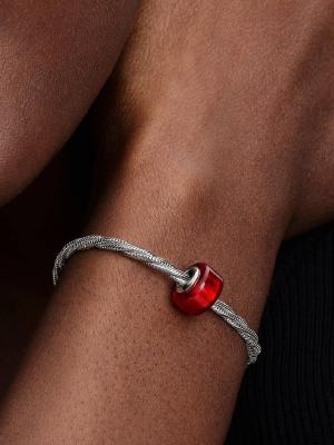 CHARM PANDORA EN VERRE DE MURANO ROUGE 