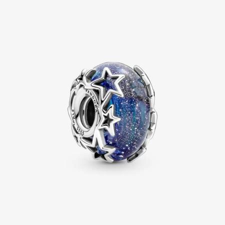 CHARM PANDORA MURANO GALAXIE ETOILE