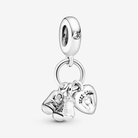 CHARM PANDORA "BIBERON ET CHAUSSON DE BEBE"