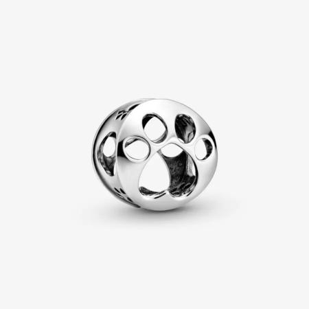 CHARM PANDORA EMPREINTE  PATTE AJOUREE