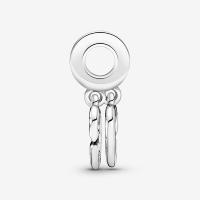 CHARM PANDORA SEPARABLE COEUR DE SOEUR ENTRELACES
