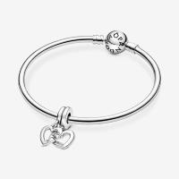 CHARM PANDORA SEPARABLE COEUR DE SOEUR ENTRELACES