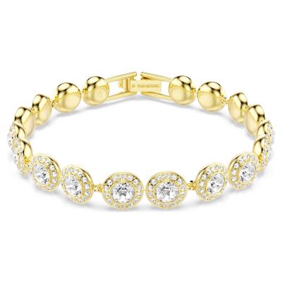 Bracelet Swarovski Una Angelic dore GM plaqué or 18 carat 