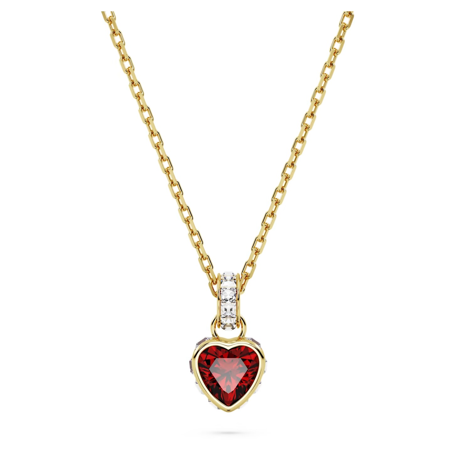 COLLIER SWAROVSKI STILLA COEUR ROUGE 