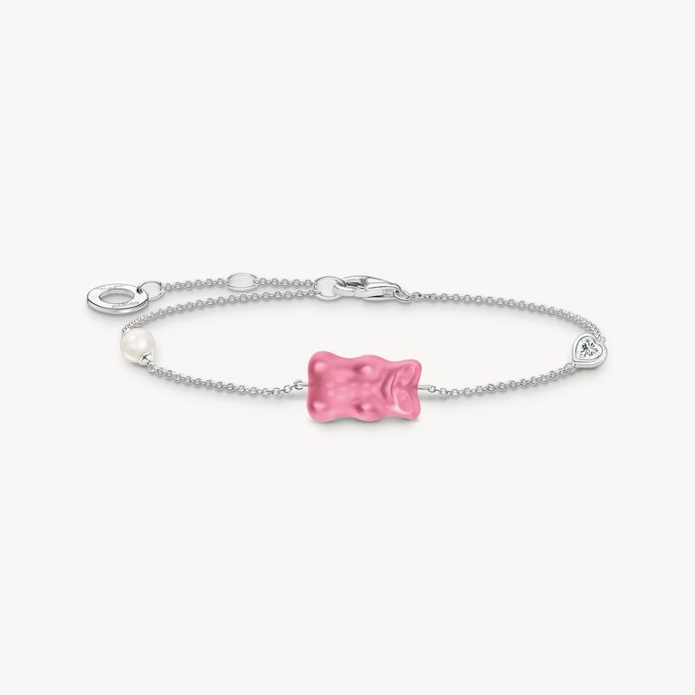 Bracelet Thomas Sabo Haribo ourson cristal rose 
