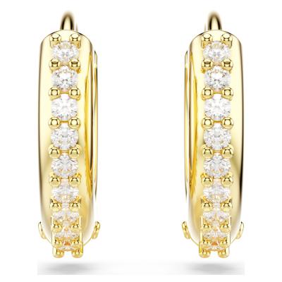 Boucles d oreilles Matrx Swarovski dorées à l or fin 18 carat