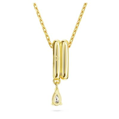 COLLIER SWAROVSKI DEXTERA PLACAGE DE TON DORE 