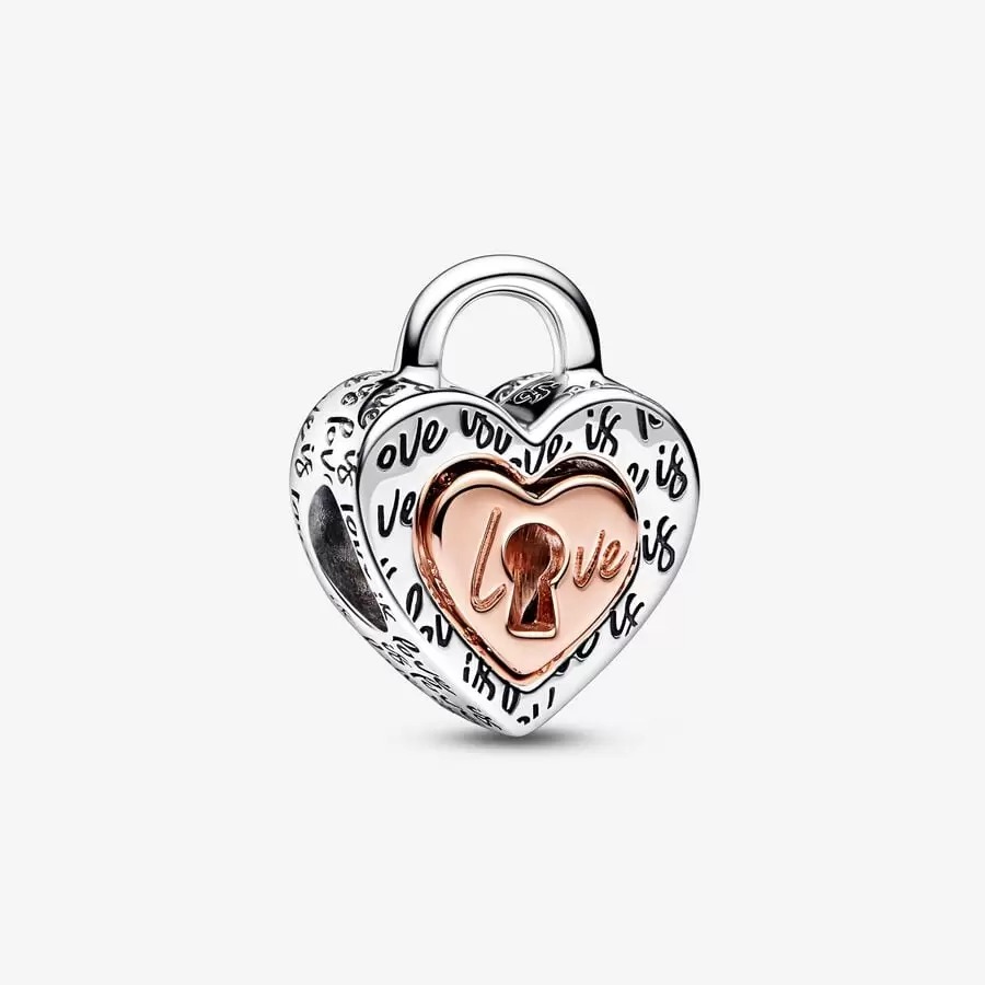 CHARM PANDORA COEUR SEPARABLE CADENAS 