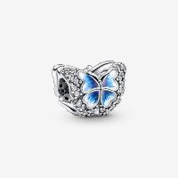 CHARM PANDORA PAPILLON BLEU 