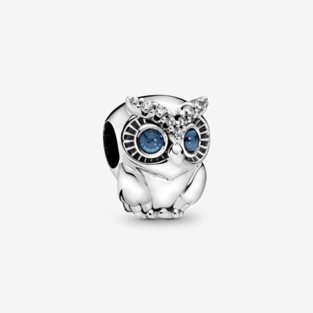 CHARM PANDORA CHOUETTE SCINTILLANTE 