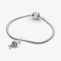 CHARM PANDORA POISSON ECAILLES BLEUES