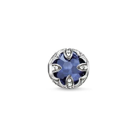 BEAD THOMAS SABO LOTUS BLEU FONCE 