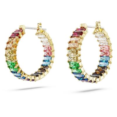 BOUCLES D OREILLES SWAROVSKI MATRIX MULTICOLORES