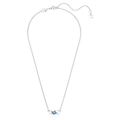 COLLIER SWAROVSKI MESMERA TAILLE VARIEE BLEUE