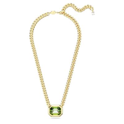 Collier Swarovski Millenia doré/vert 