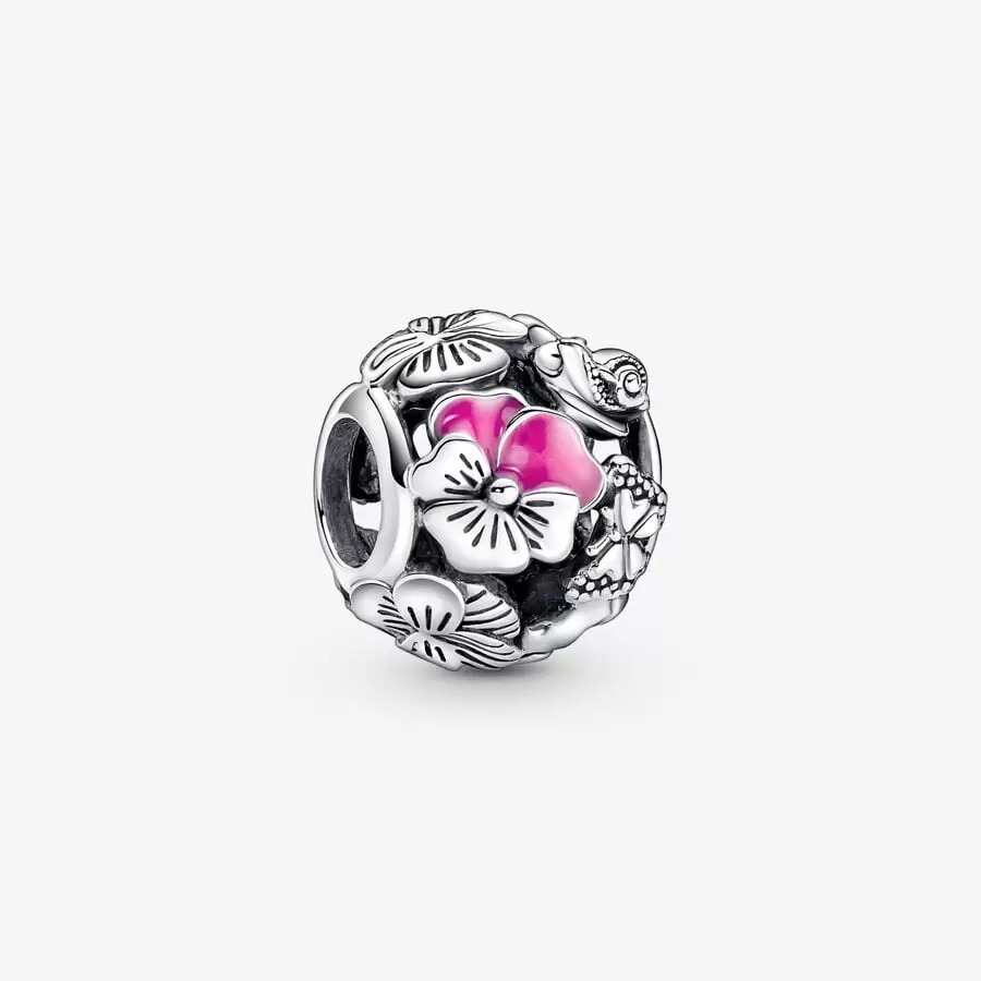 CHARM PANDORA PENSEE ROSE 