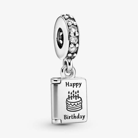 CHARM PANDORA "CARTE ANNIVERSAIRE"