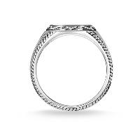 BAGUE THOMAS SABO CHEVALIERE DOREE "MOTIF TIGRE"