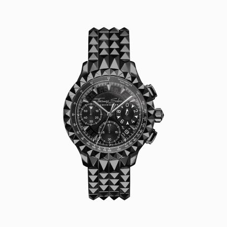 Montre Thomas Sabo Rebel chronographe pyramide noir