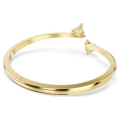 Brac.jonc Swarovski Mesmera doré à l'or 18 carat