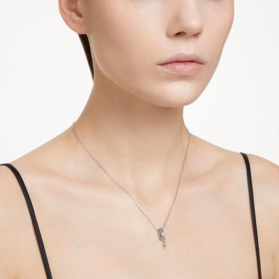 COLLIER SWAROVSKI DEXTERA TAILLES VARIÉES BLANC 