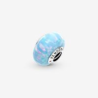 CHARM PANDORA MURANO BLEU OCEAN OPALESCENT 