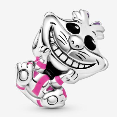 CHARM PANDORA "CHAT CHESHIRE" ALICE AU PAYS DES MERVEILLES 