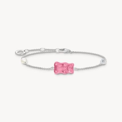 Bracelet Thomas Sabo Haribo ourson cristal rose 