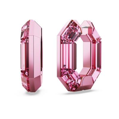 BOUCLES DOREILLES  ROSE POP LUCENT SWAROVSKI
