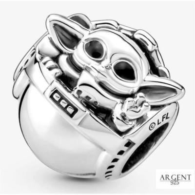 CHARM PANDORA  STAR WARS "BEBE YODA GROGU"